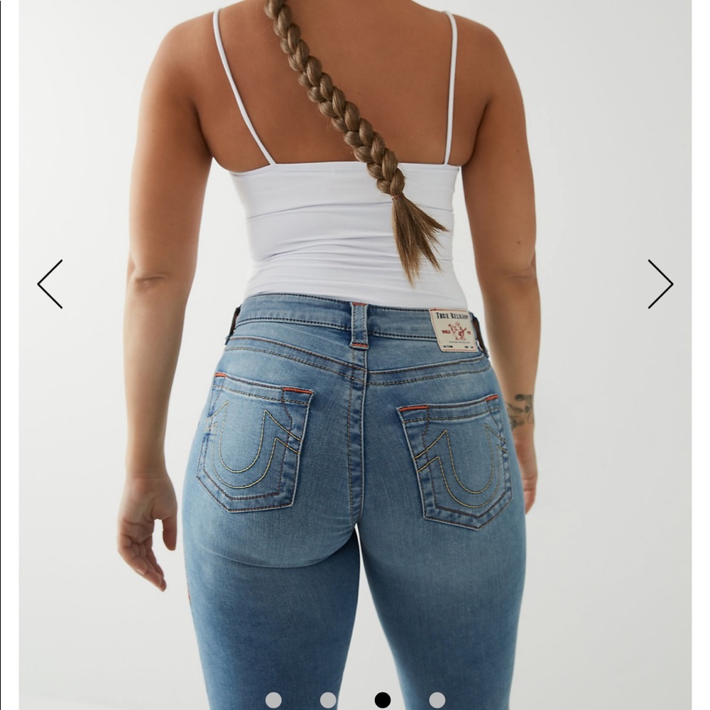 True Religion Section Curvy Skinny Jeans sz 26